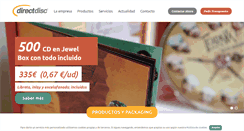 Desktop Screenshot of directdisc.es