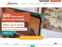 Tablet Screenshot of directdisc.es